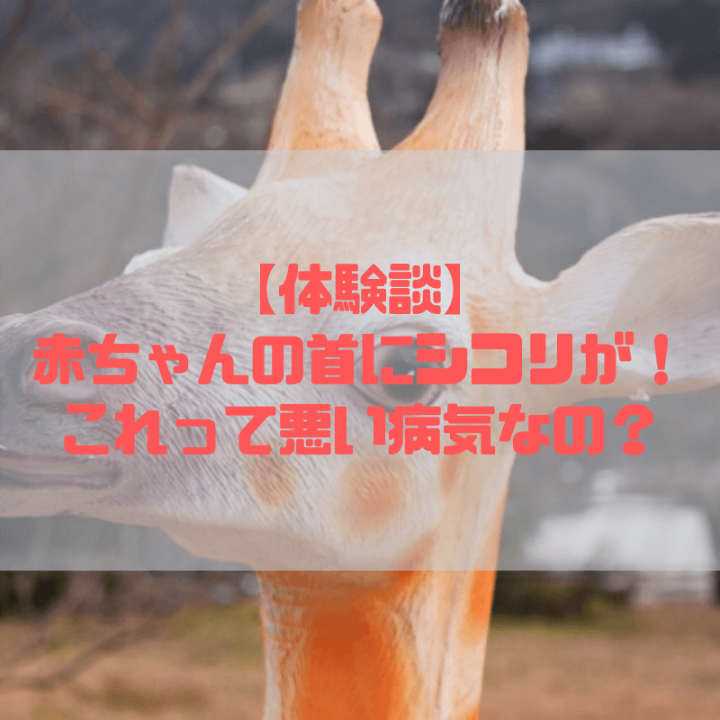 体験談】赤ちゃんの首にシコリが！これって悪い病気なの？  京都で 