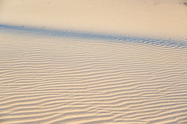 砂漠の砂紋