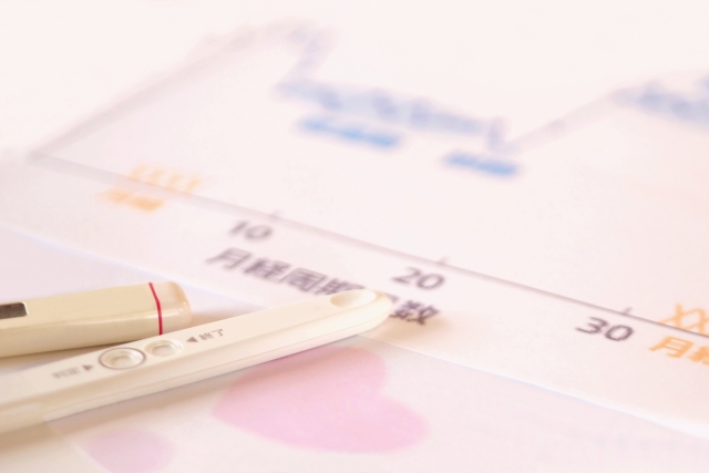 基礎体温表と妊娠検査薬