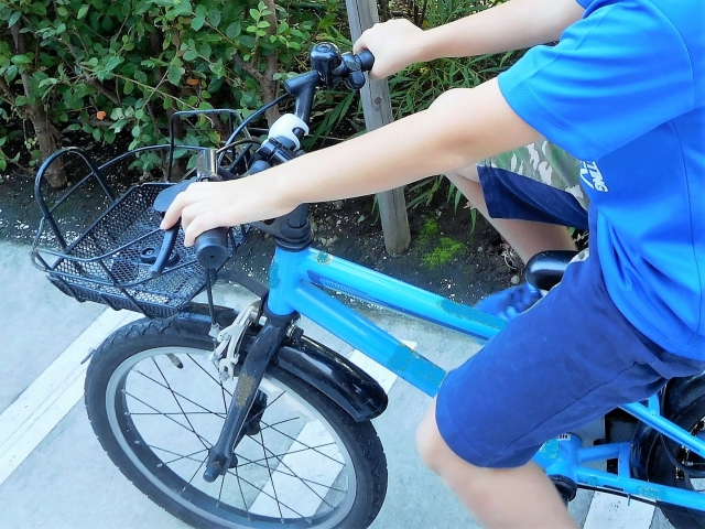 子どもの自転車のブレーキ