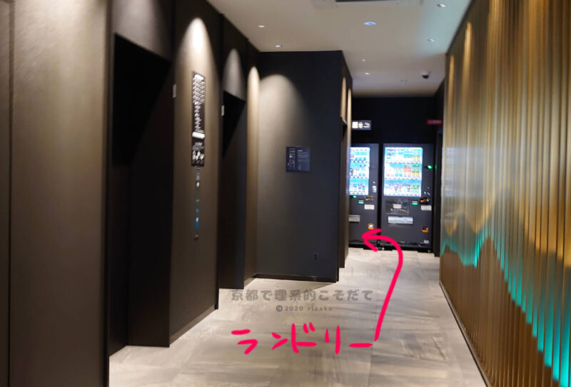変なホテル奈良のエレベーターホール